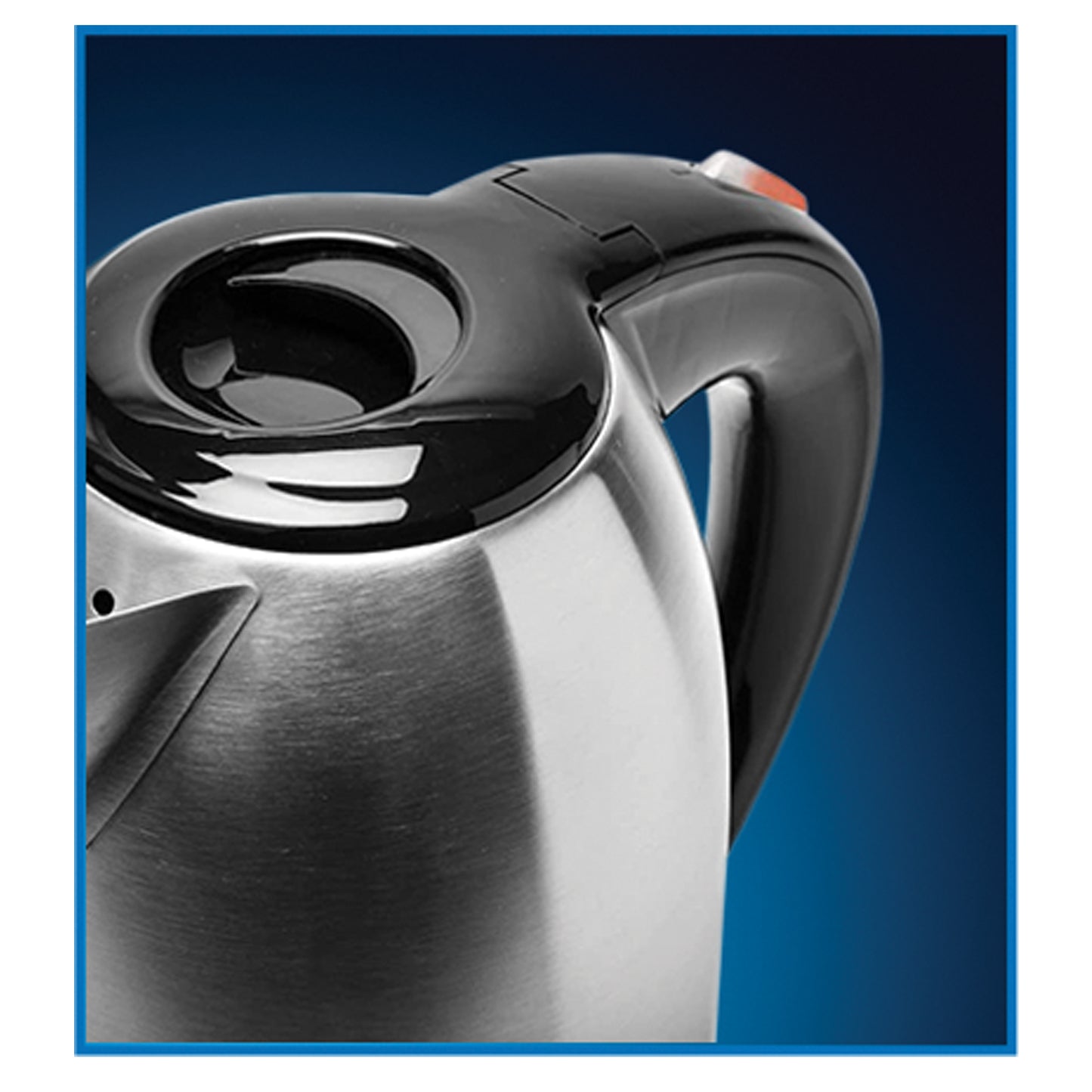 EKS170SS 1.7L Stainless Steel Electric Kettle, Black