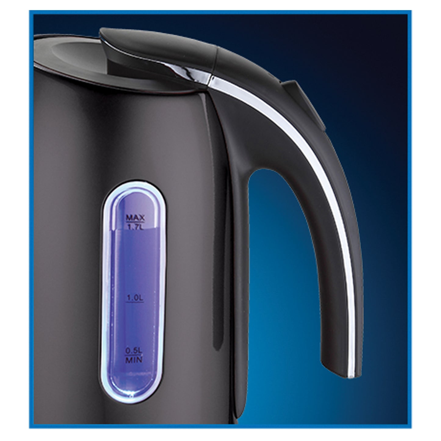 EKS171BK 1.7L Stainless Steel Electric Kettle, Black