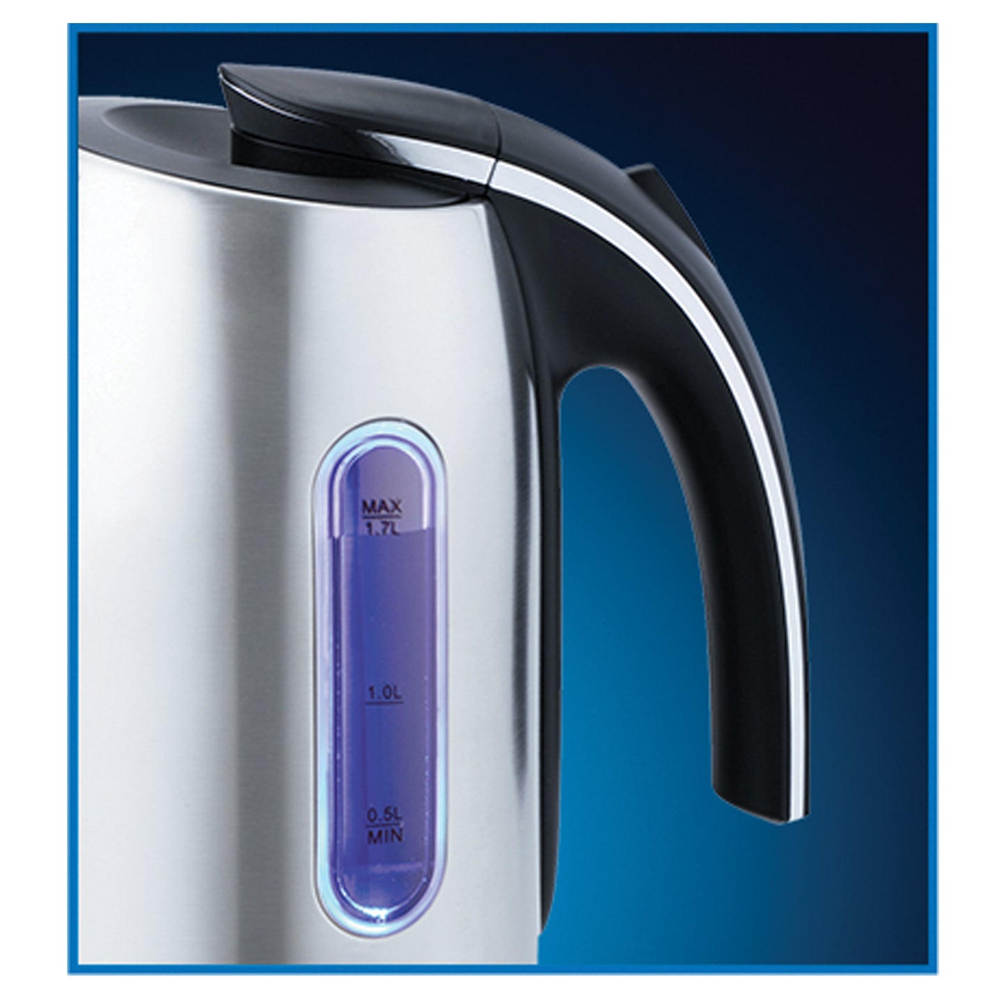 EKS171SS 1.7L Stainless Steel Electric Kettle, Silver