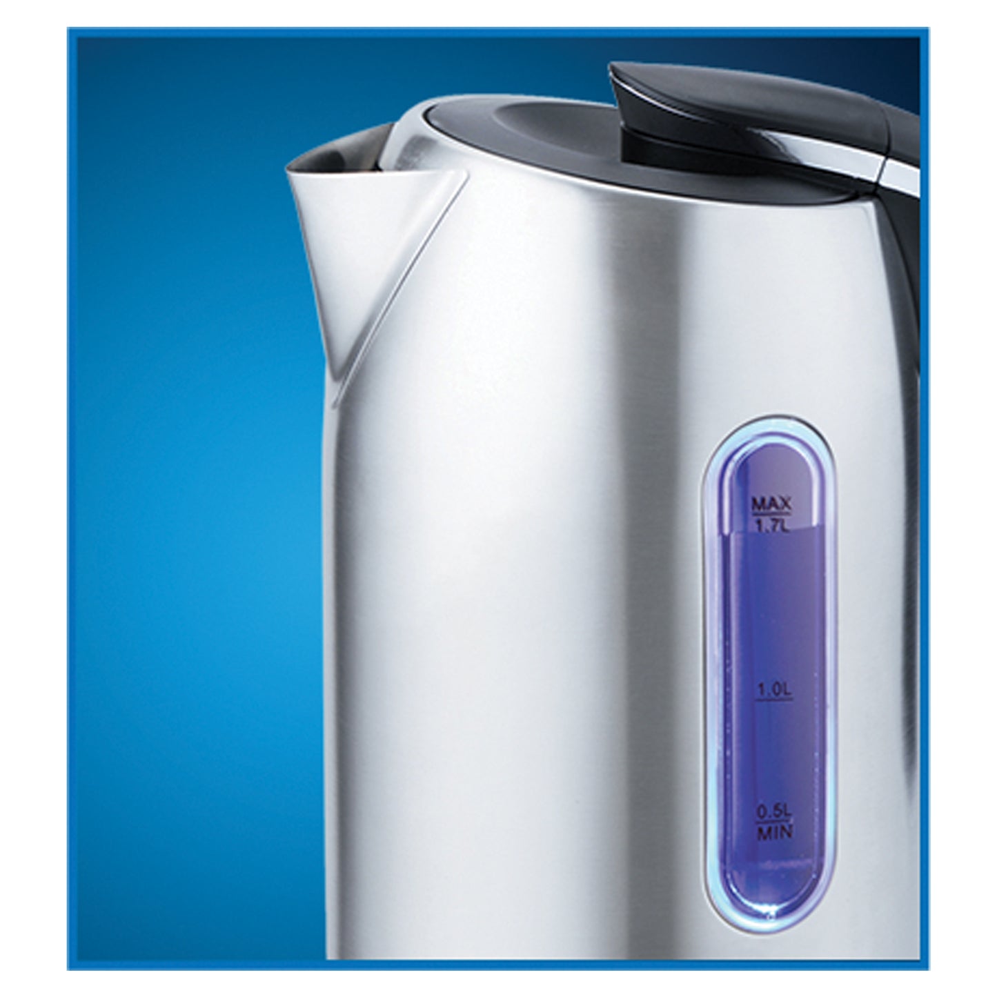 EKS171SS 1.7L Stainless Steel Electric Kettle, Silver