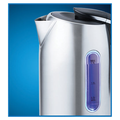 EKS171SS 1.7L Stainless Steel Electric Kettle, Silver