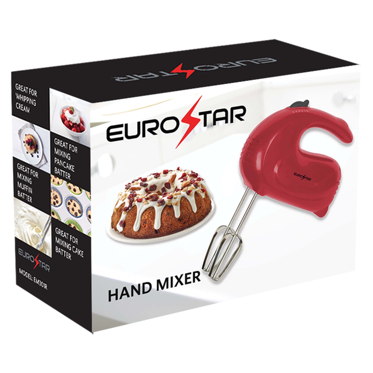 EM301R Hand Mixer, Red