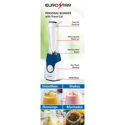 EPB600A 250W Personal Blender, Blue