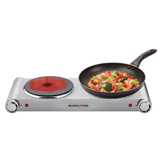 ES262SS 1800W Double Infrared Cooktop