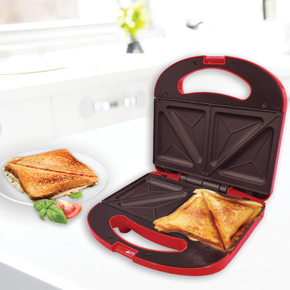 ES901R 760W Sandwich Maker, Red