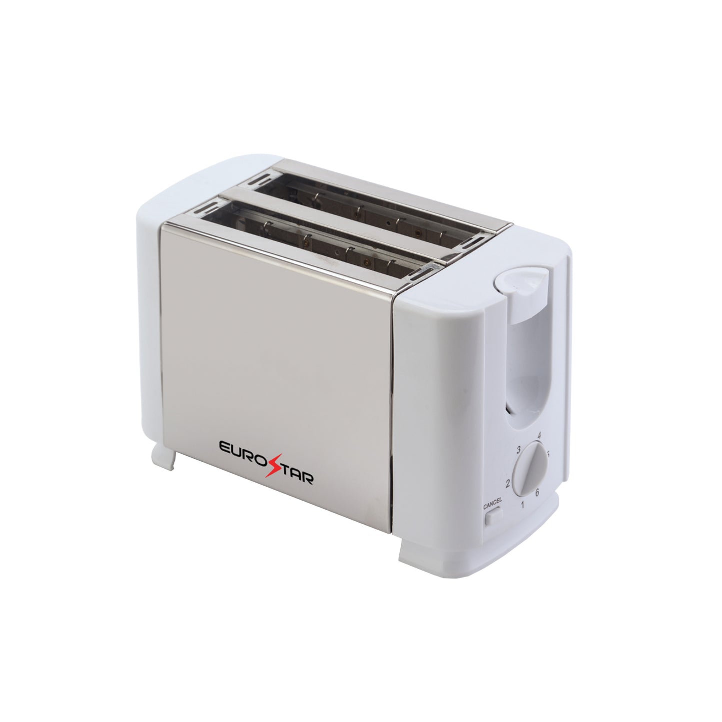 ET722W 2-Slice Stainless Steel Toaster, White