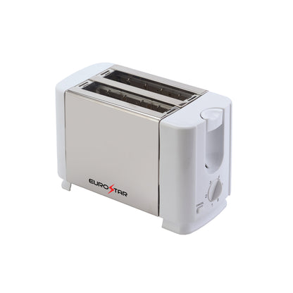 ET722W 2-Slice Stainless Steel Toaster, White