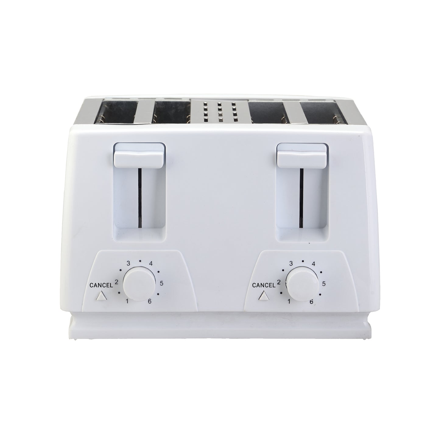 ET742W 4-Slice Stainless Steel Toaster, White
