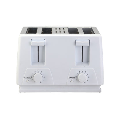 ET742W 4-Slice Stainless Steel Toaster, White