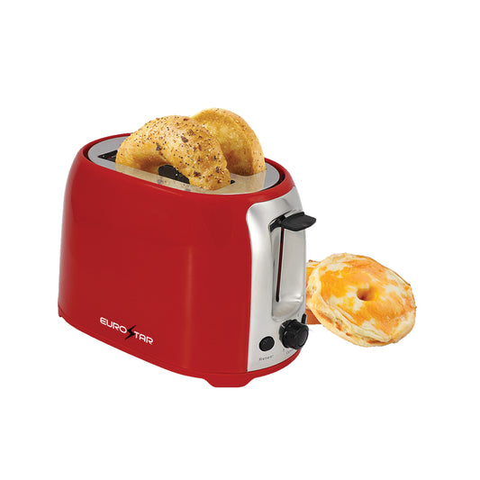 ET751R 2-Slice Cool Touch Wide-Slot Toaster, Red