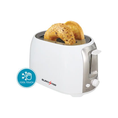 ET752W 2-Slice Extra Wide-Slot Toaster, White