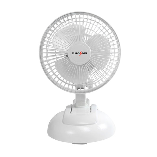 FDC602W 2-in-1 Clip-On or Desktop Fan