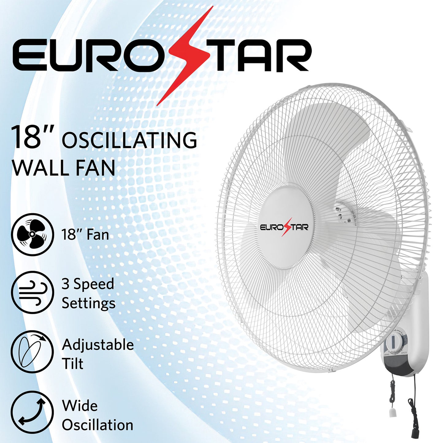 FWF18W 18" Wall Fan, White