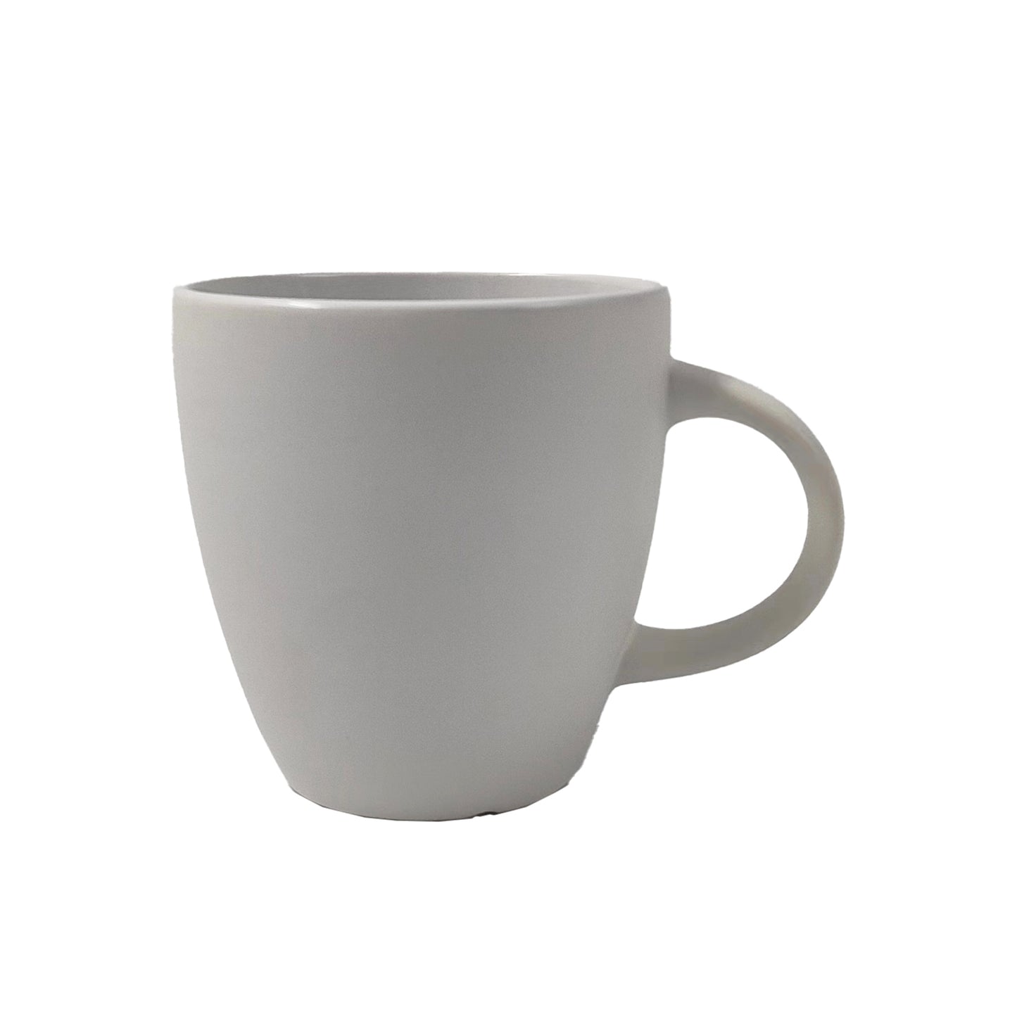 GM12W 12 Piece 12oz Stoneware Coffee Mug, White