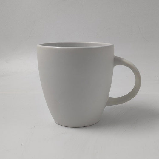 GM12W 12 Piece 12oz Stoneware Coffee Mug, White