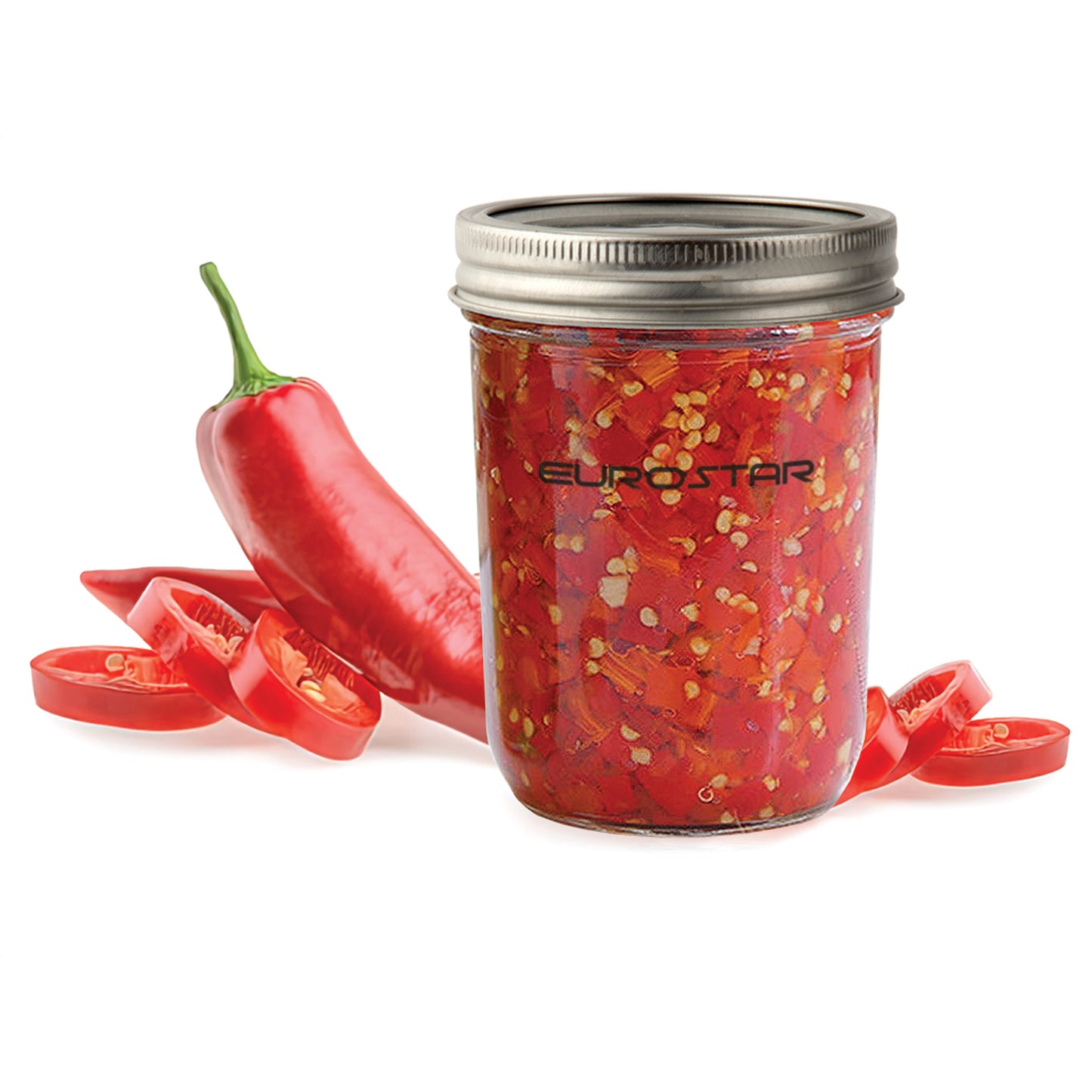 GMJ1612WM 16oz Wide Mouth Mason Jars, 12-Pack