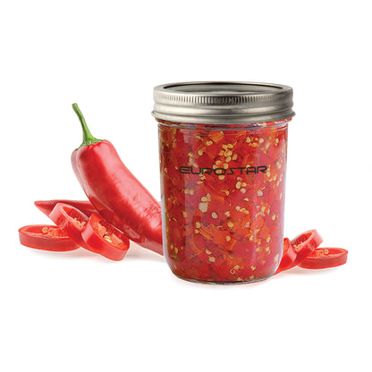 GMJ166WM 16oz Wide Mouth Mason Jar, 6-Pack