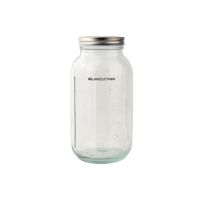GMJ642WM 64oz Wide Mouth Mason Jars, 2-Pack
