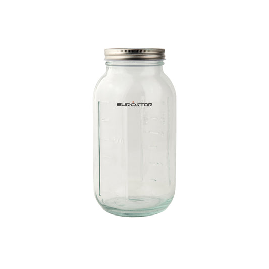 GMJ642WM 64oz Wide Mouth Mason Jars, 2-Pack