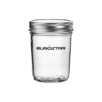GMJ8RM 8oz Regular Mouth Mason Jars, 12-Pack