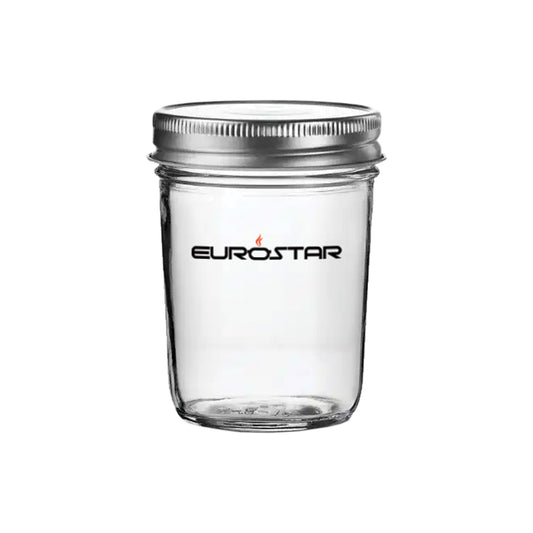 GMJ8RM 8oz Regular Mouth Mason Jars, 12-Pack