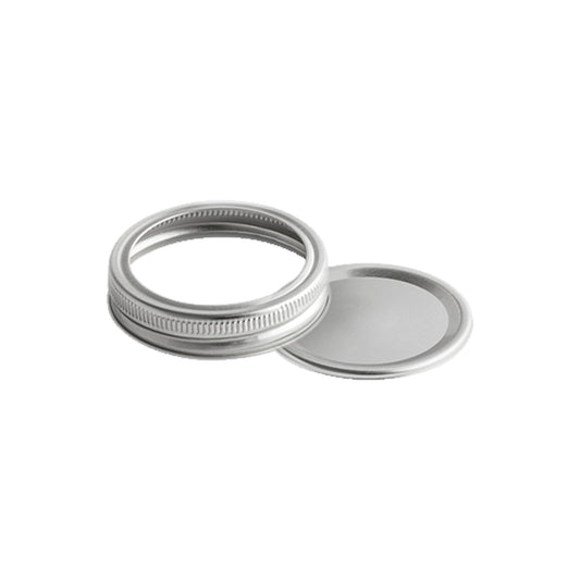 GMJWL200WM Universal Mason Jar Lids with Bands, 12-Pack, Wide Mouth