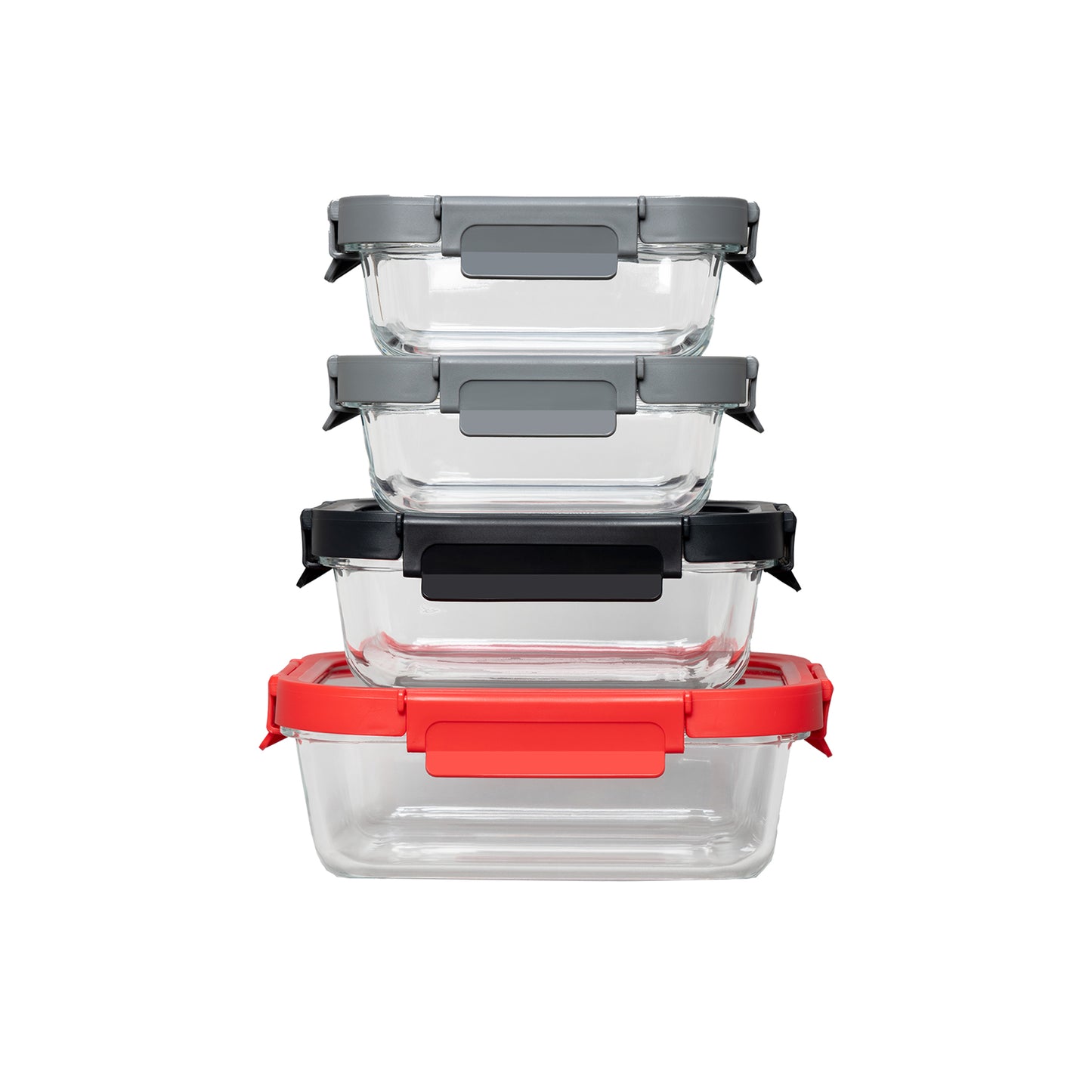 GS8PK 8 Piece Glass Food Storage Container Set with Lids