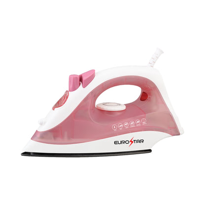 IR334XP Compact Steam Iron w/Steam Burst & Auto-Shut-Off, Pink