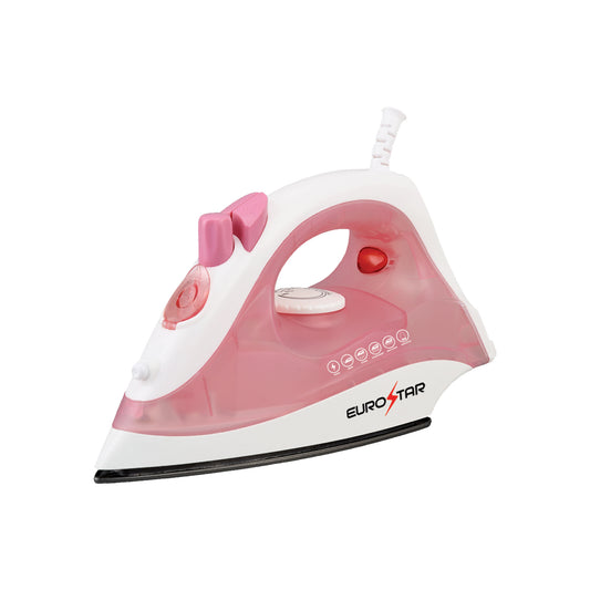 IR334XP Compact Steam Iron w/Steam Burst & Auto-Shut-Off, Pink