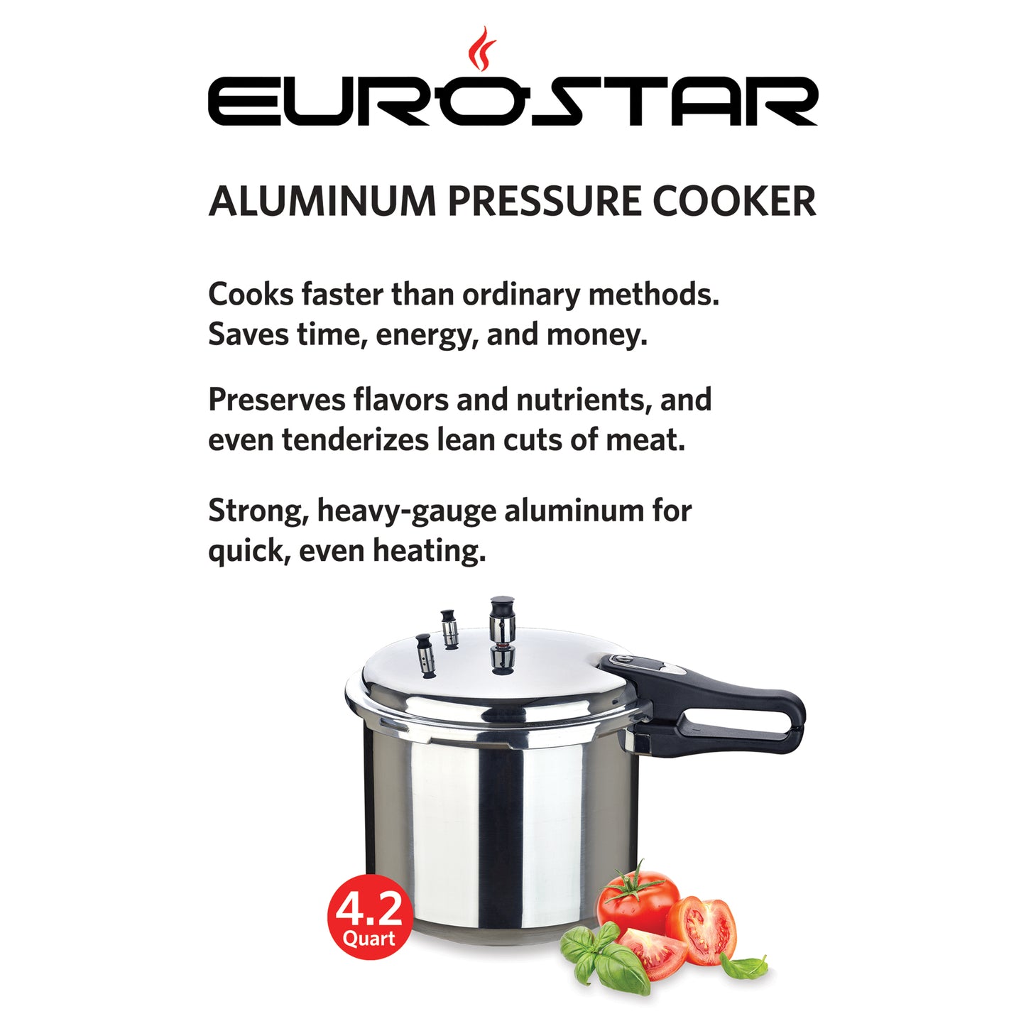 PC42 4.2 Quart Aluminum Pressure Cooker