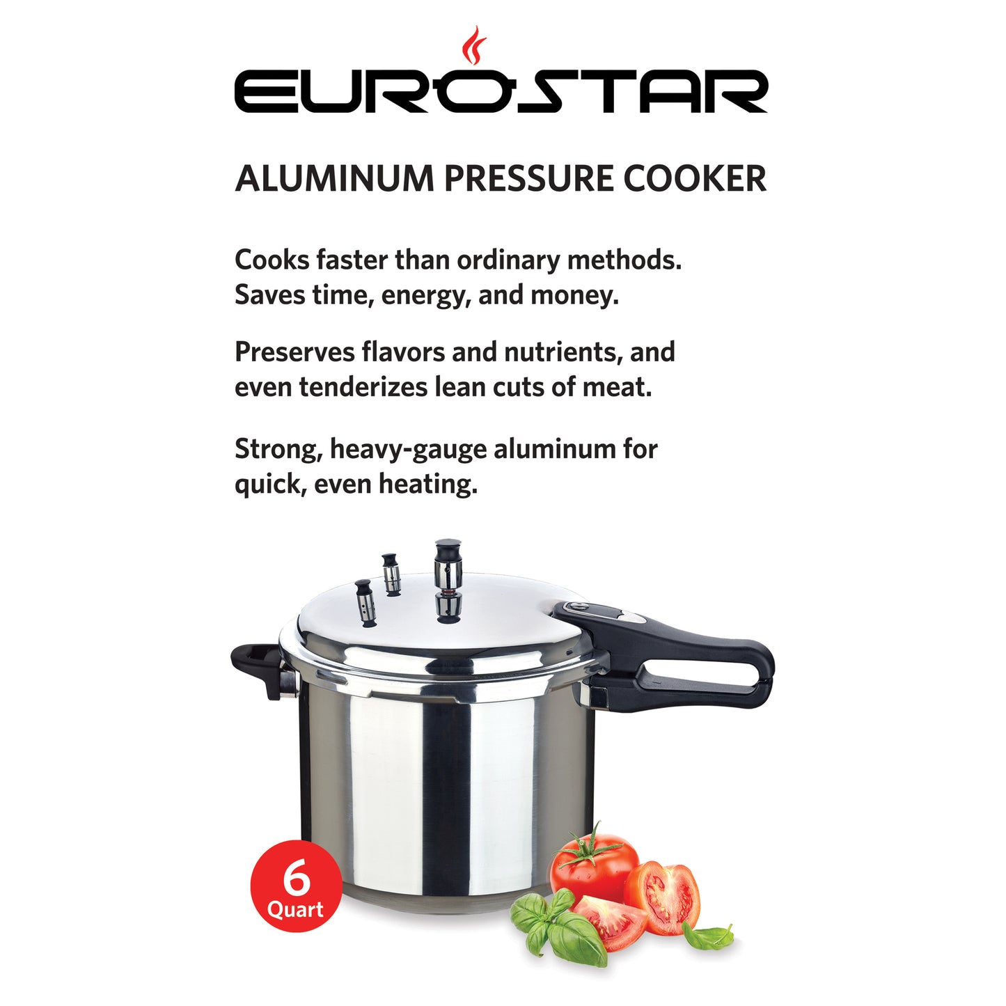 PC60 6 Quart Aluminum Pressure Cooker