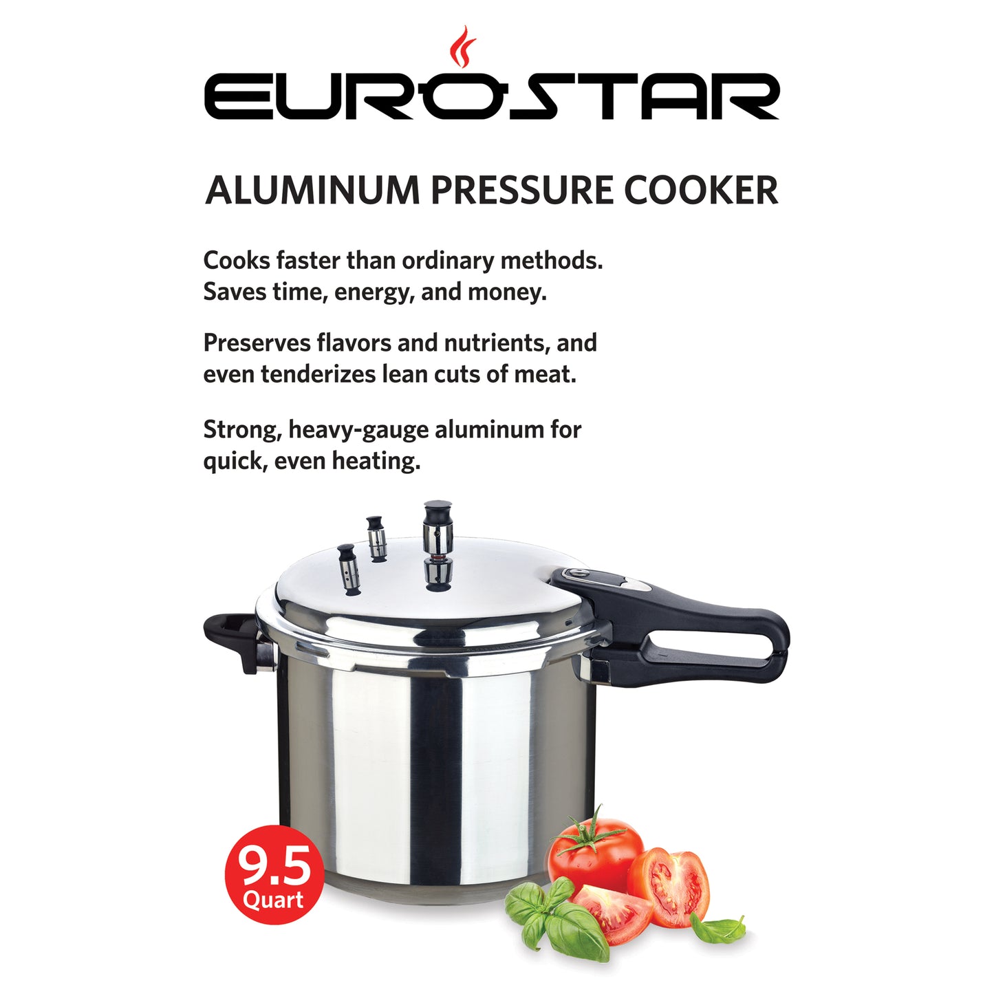 PC95 9.5 Quart Aluminum Pressure Cooker