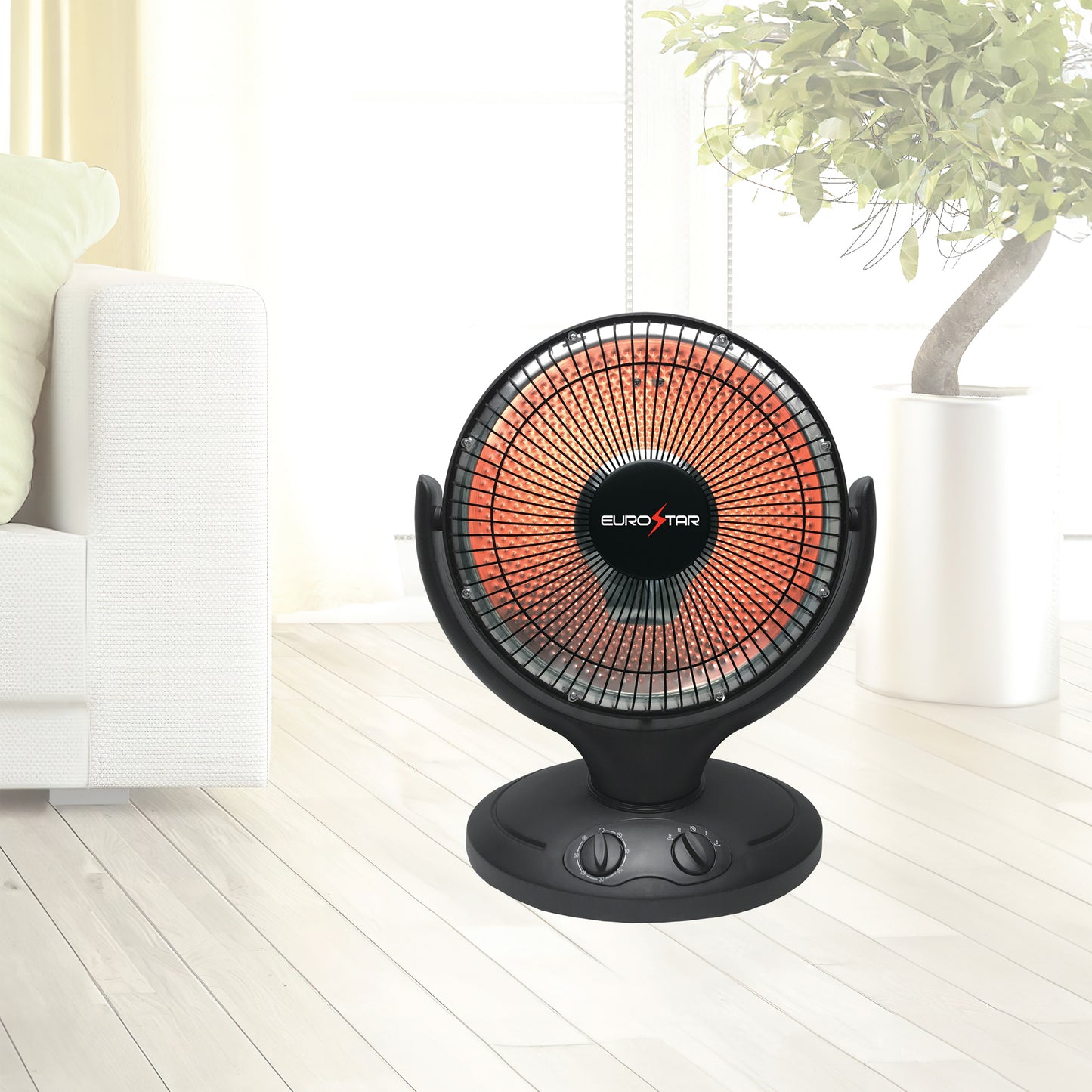 PH998BK Infrared Oscillating Dish Heater