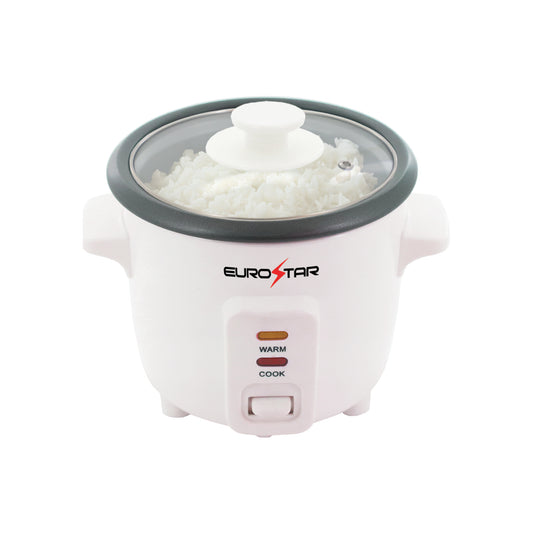 RC603 3-Cup Rice Cooker, White