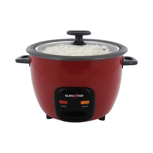 RC610R 10-Cup Rice Cooker, Red