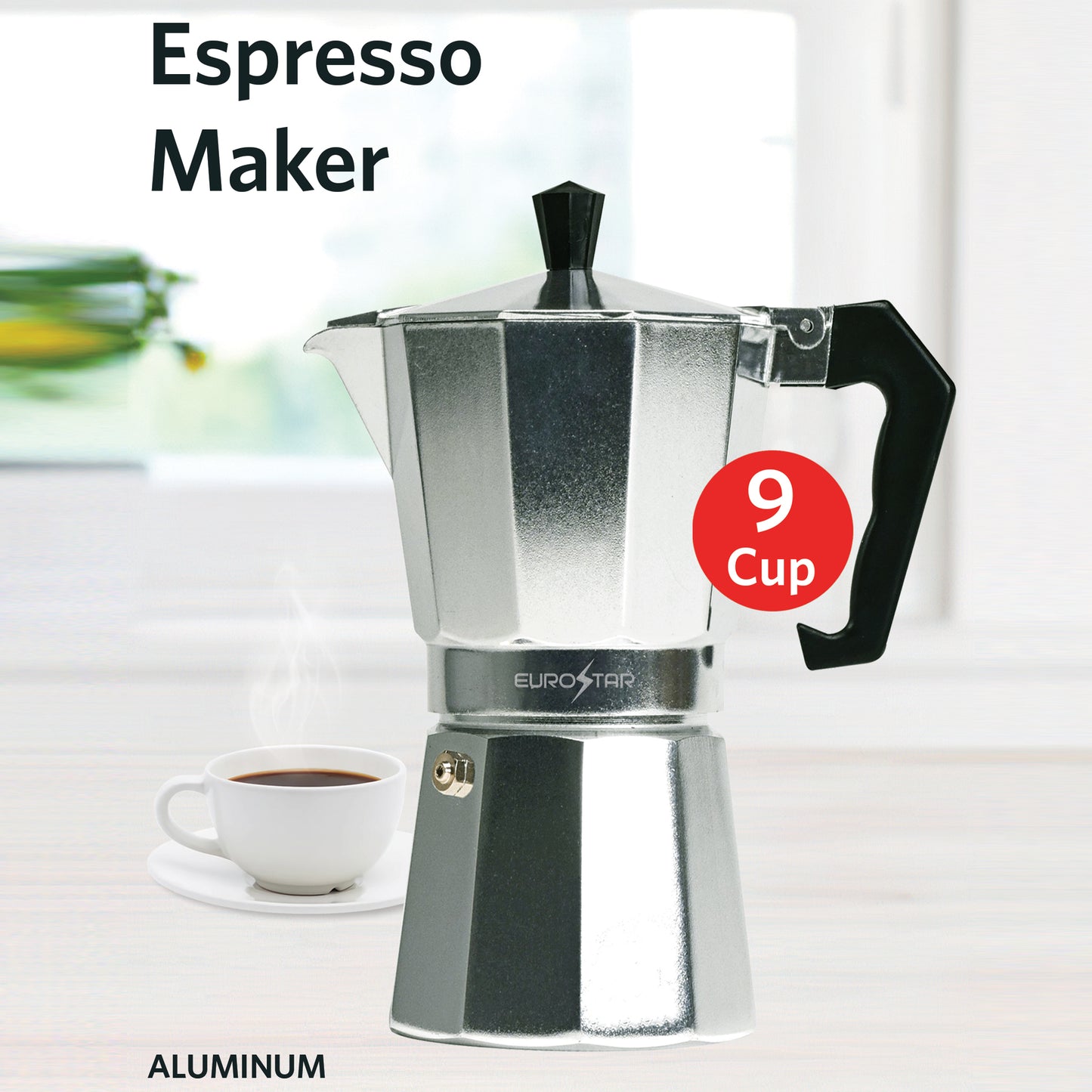 SEM309 9-Cup Stovetop Espresso Maker