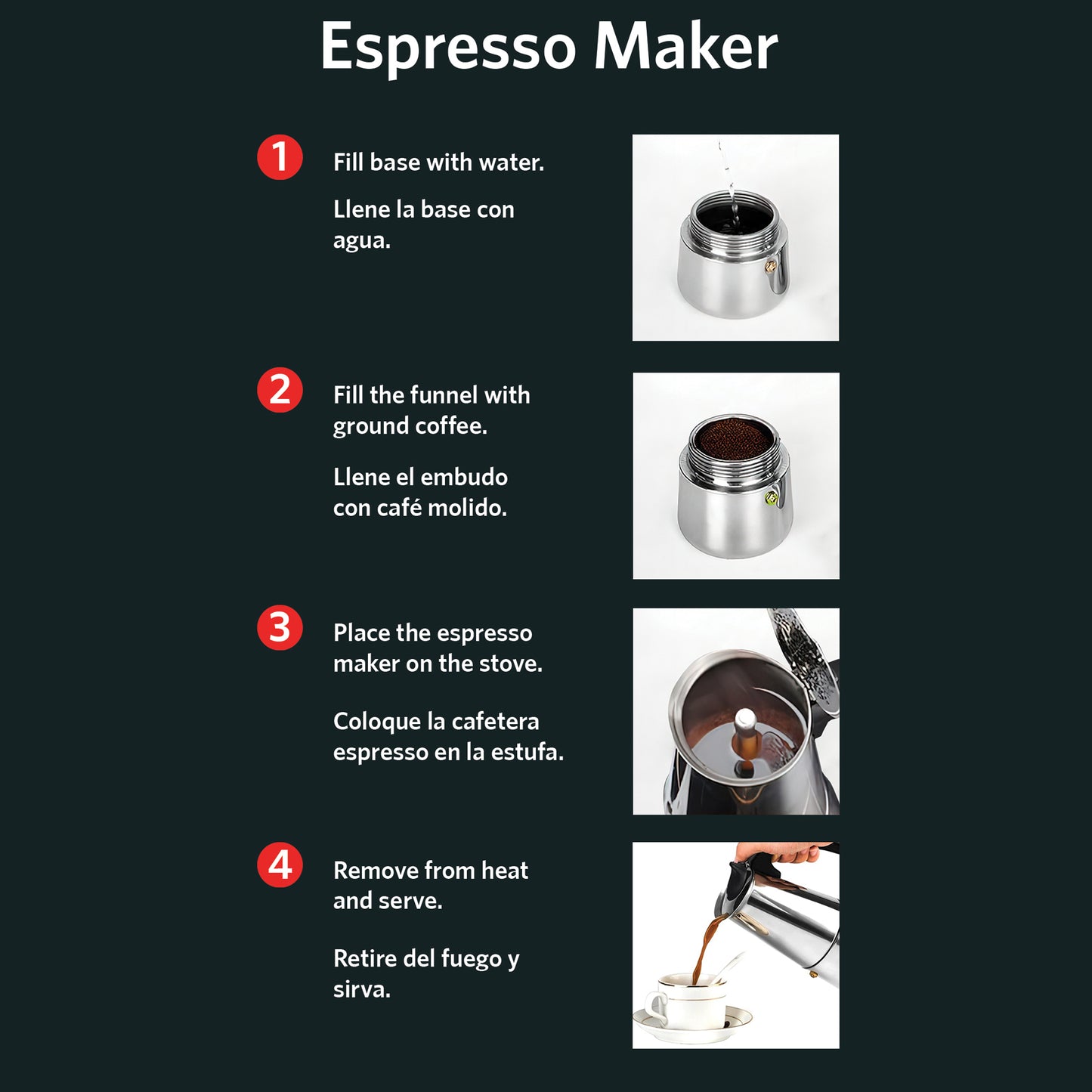SEM606SS 6-Cup Espresso Maker