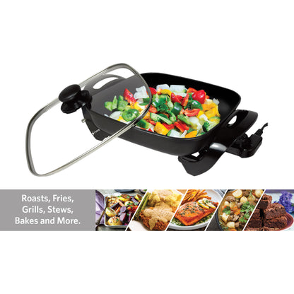 SK1150 11.5" Electric Skillet with Glass Cover