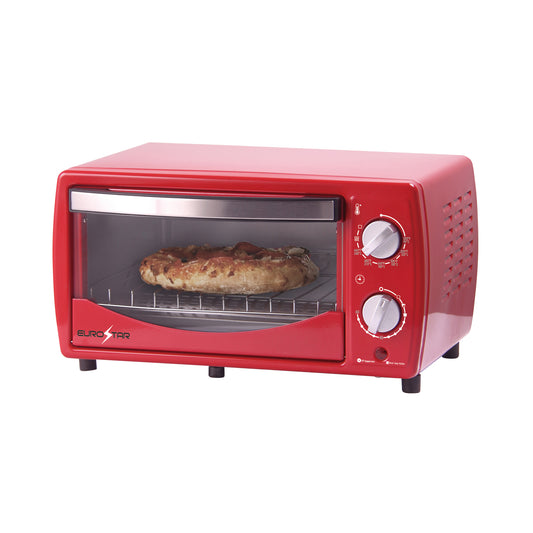 TO901R 4-Slice Toaster Oven Broiler, Red