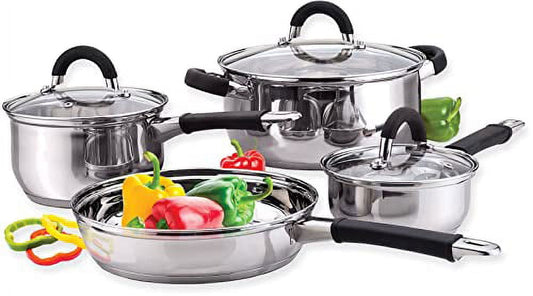 ECX02227 7 Piece Stainless Steel Cookware Set