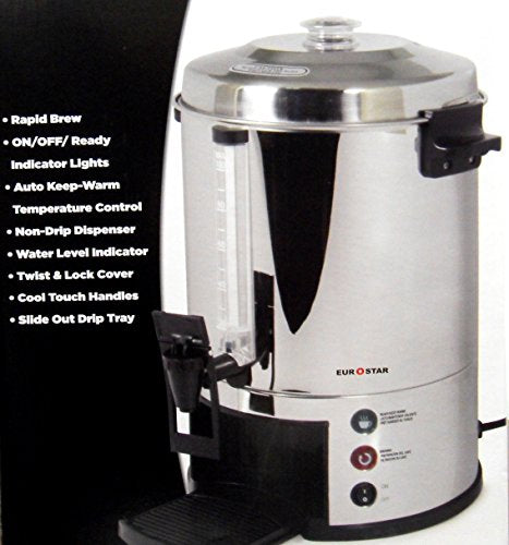 ES100 100-Cup Stainless Steel Coffeemaker