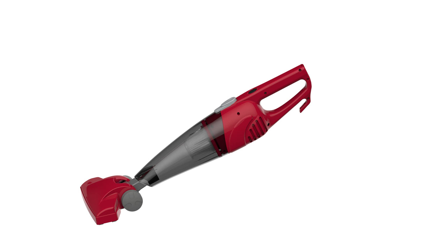 EV2031 2-in-1 Lightweight Bagless Vacuum & Electric Broom, Red