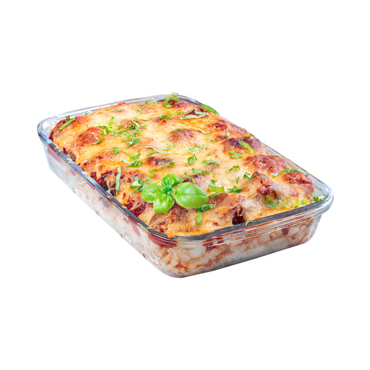 GB23RCTX 2.3 Quart Glass Oblong Baking Dish