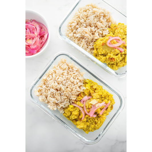 GS3RCTR Glass Food Storage Container with Lids