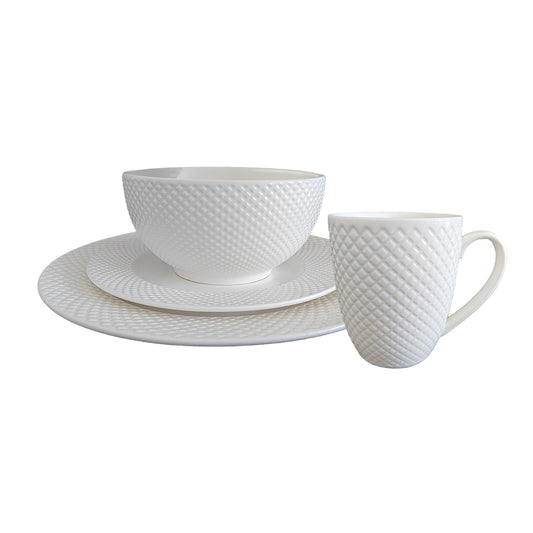 GDSMARB162 Marbella 16 Piece Dinnerware Set, Service for 4